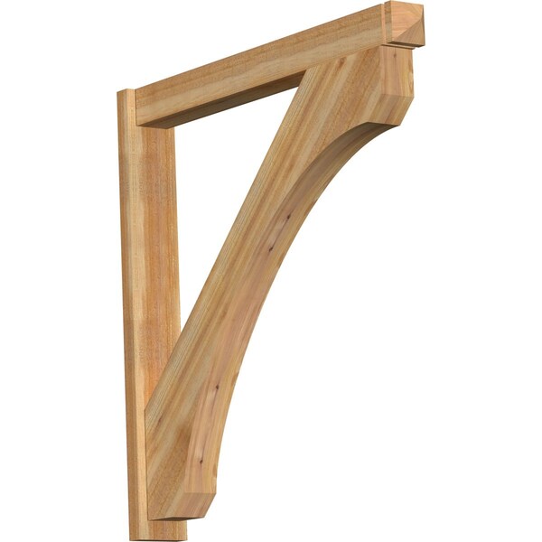Ekena Millwork Legacy Arts & Crafts Rough Sawn Outlooker, Western Red Cedar, 6"W x 48"D x 48"H OUT06X48X48LEC03RWR - main